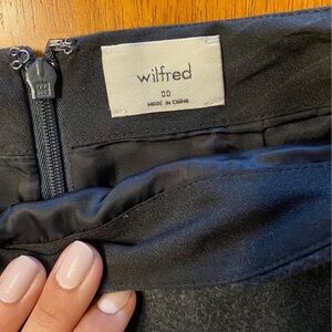 Wilfred dark grey High-Waist Skirt